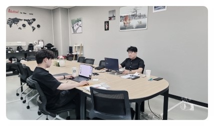 Video conference with Europe